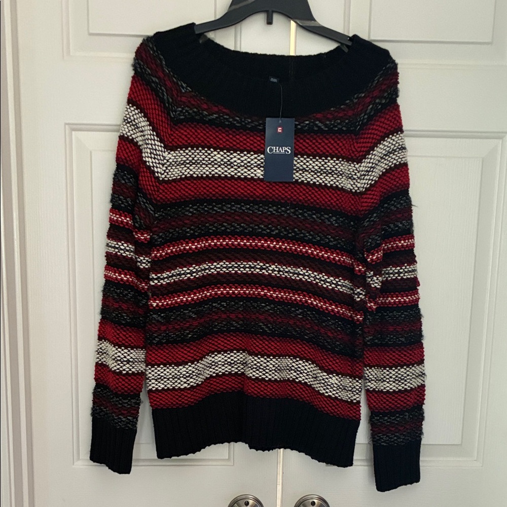 Chaps Women's Multicolor Striped Sweater